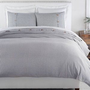 Pottery Barn Wheaton Stripe Duvet (King)